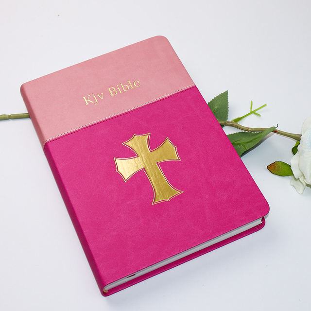 Factory Wholesale Manufacturer Customized Biblia King James Version study Pu Leather Bible Printing