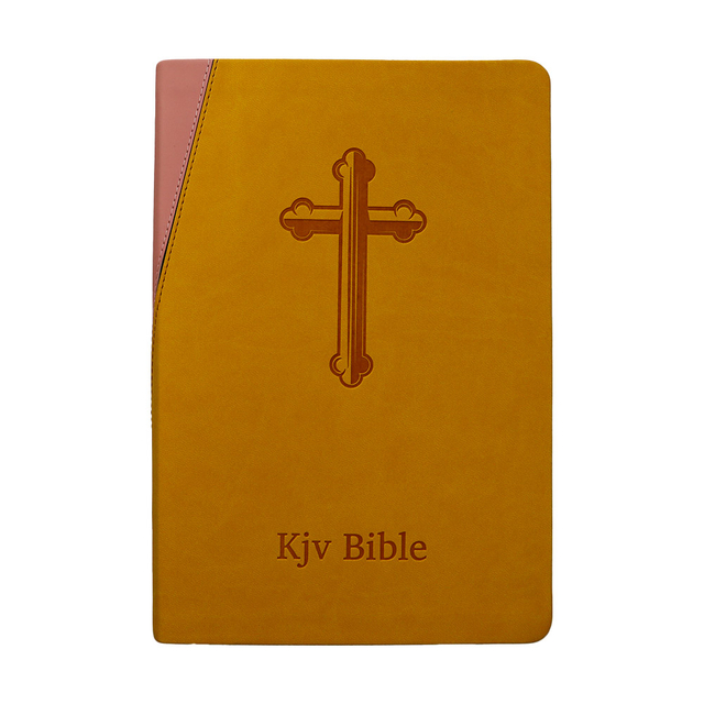 2024 Newest Design Customized High Quality Embossing Soft PU Leather Cover Nasb New Testament Large Print