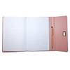 Custom Cover Personalized Pink Planner Journal With Pen Leather Notebook