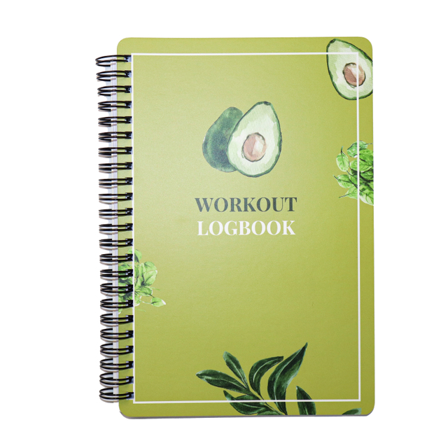 High Quality Custom Fitness Art Planner Workout Journal Diary Notebook Personalised Company Notebooks