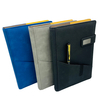 Hot Selling Full Customization High Quality Blue Pu Leather Cover Magnetic Buckle And Pen Gift Set Custom Paper Notebooks