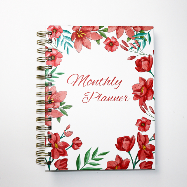 Promotional Customized Daily Weekly Monthly Planner Journal Hardcover Custom Printed Journal Notebook