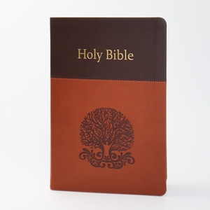  OEM Manufacturer Wholesale Customized Printing House Soft PU Leather Cover Printing Paper Hot Stamping Christian Bible