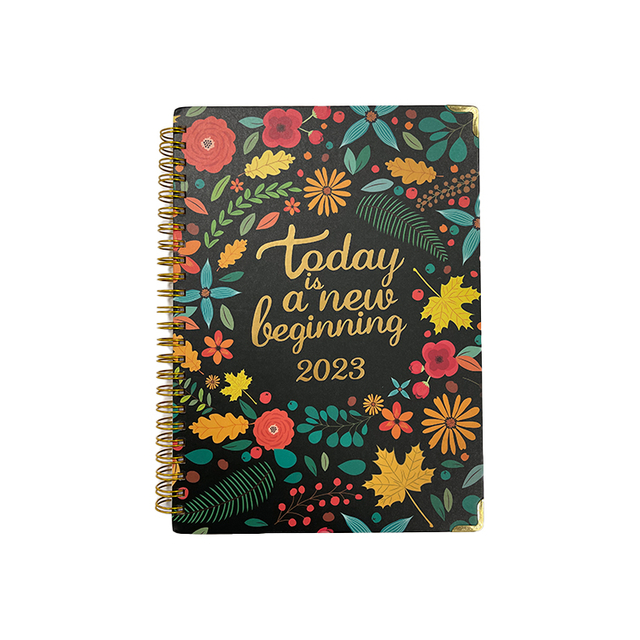 Custom Logo Hardcover Agenda 2023 Calendar Planner Black Girl Custom Paper Journals