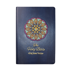 Factory Wholesale Price Manufacturer Customized Embroidered Pu Leather Full Color Large Size English Religious Holy Bible Erv Large Print