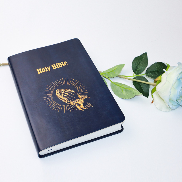 Customized Book Printing House Factory Manufacturer Designer Softcover King James Life Application Study Bible Large Print