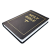 Profesional Manufacturer Hot Selling Book Printing Factory Wholesale Price Customized Mixed Color Large Size Hot Stamping PU Leather Christian Bible 