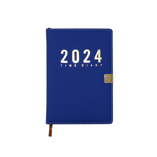 Planner 2023 Soft Touch Pu Leather Notebook Custom Logo 2024 Foil Stamp A5 Dated Journals Notebook Cover Printing