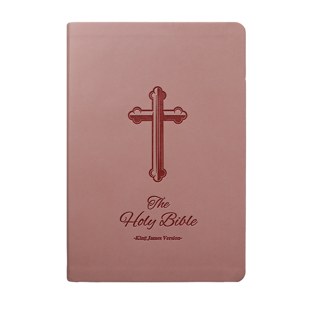 Factory Customized Designer High Quality Embossing Soft PU Leather Cover The Evidence Bible Large Print Whoelsale