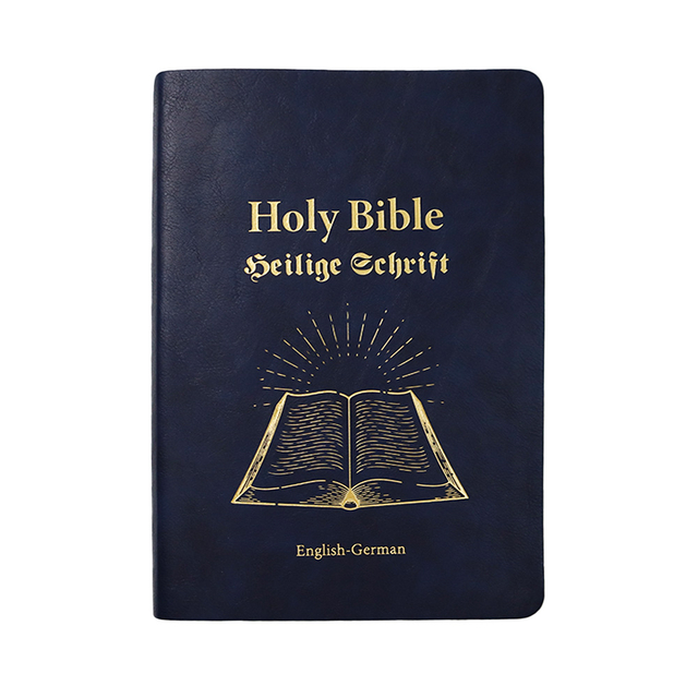 Manufacturer Wholesale Price Manufacturer Customized Softcover PU Leather Hot Stamping Full Color Large Size Holy Bible