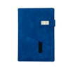 Hot Selling Full Customization High Quality Blue Pu Leather Cover Magnetic Buckle And Pen Gift Set Custom Paper Notebooks