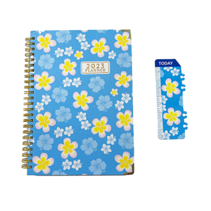 Fashion Design Diary Wholesale Planners And Notebooks Custom 2023 Flower Printing Personalised Diary with Company Logo