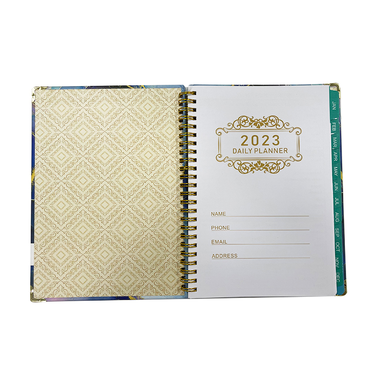 Custom Logo 2023 A5 Planners And Notebooks Custom Monthly Year Planner