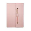 Custom Cover Personalized Pink Planner Journal With Pen Leather Notebook