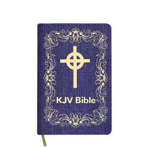 Customized Holy Bible Book with Hot Stamping Logo Christian Spanish Bible with Large Print