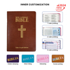 2024 Newest Design Customized High Quality Embossing Bible Study Large Print