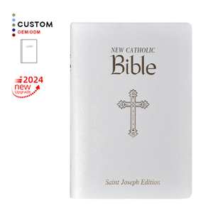 Chinese Factory New Design Popular Customized PU Leather Brain Games Bible Word Search Large Print