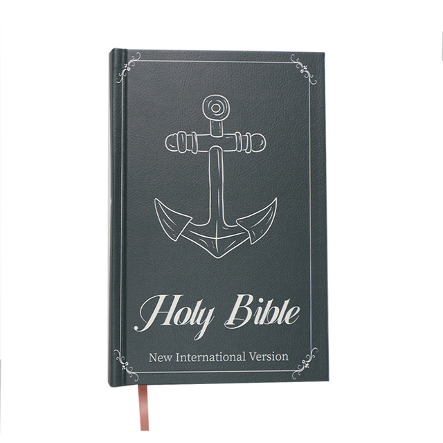 Hot Stamping Bible Portuguese Verses Fabric Paper Book Printing Service