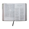  Customized Design Emboss Logo Pu Grey Card Cover 1960 Version Study Bible