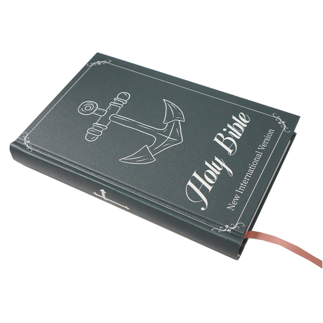 Hot Stamping Bible Portuguese Verses Fabric Paper Book Printing Service