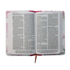 High Quality King James Standard Size Spanish Blue Leather Cover Pu Cross Holly Bible Pu Bible Book Cover