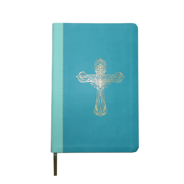 Wholesale High Quality New Design Book Printing Service English Pu Leather Soft Cover Holy Bible