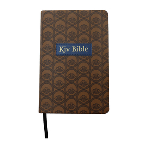 Wholesale Customized Personality Four-color Printing PU Leather King James Bible with Tabs