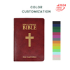 Factory Religious High Quality New Classical Soft PU Leather Bible New King James Version Large Print