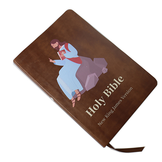 Customized Softcover Bible Leather Cover Book Printing Factory with Hot Foil Stamping