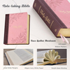 Pink Leather Cover Hot Stamping English Manufacturer Customization Size Factory Book Printing The Holy Bible in Plain English Supplier