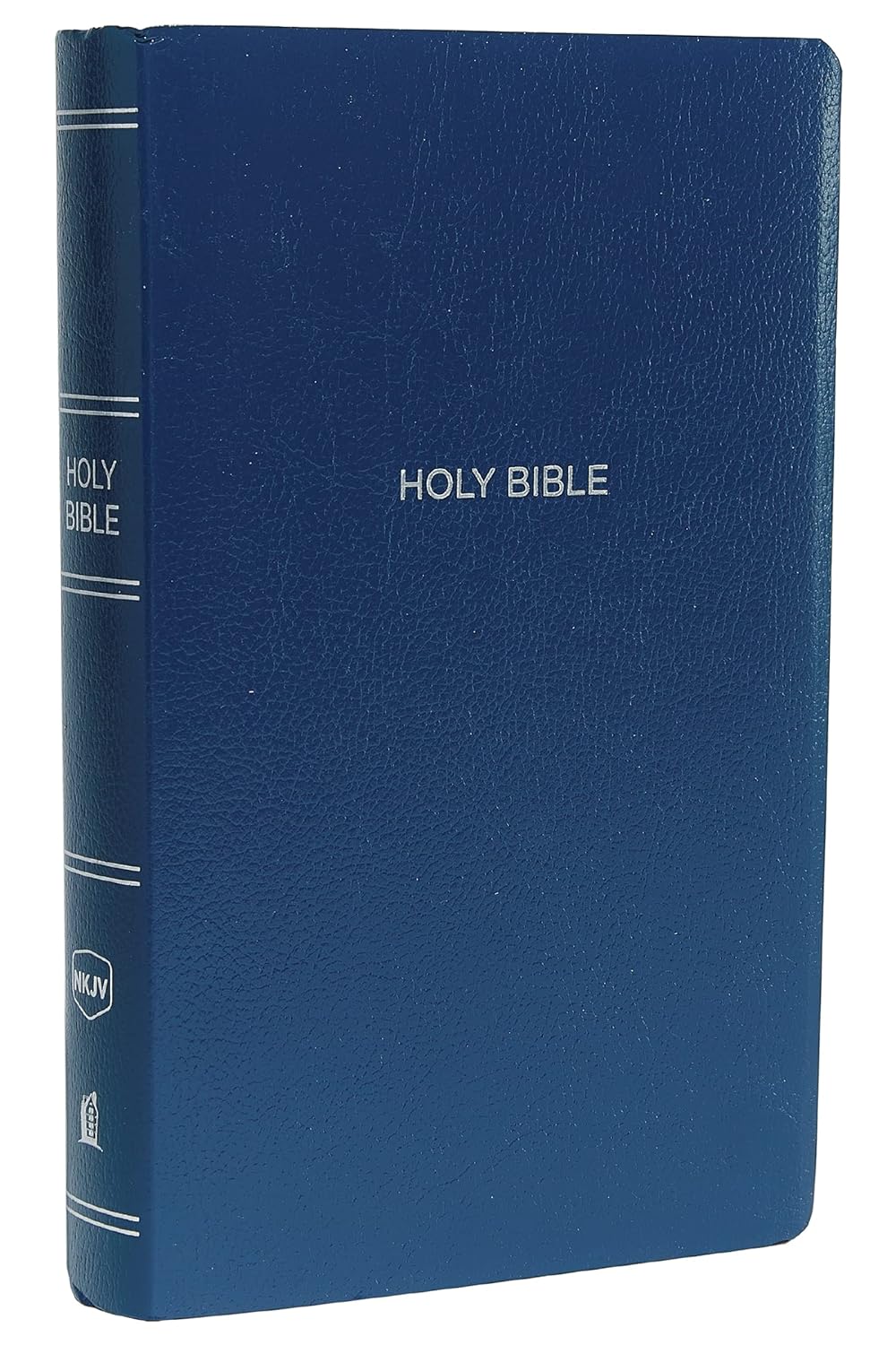  Blue Cover Faux Leather Hot Stamping English MIni Size Custom LOGO Factory Sales Supplier Bible Printing Manufacturer