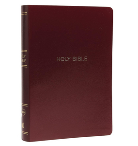 Hot Stamping Red Cover Spine Design Print Custom Bibles Oem Odm Printed Hot Stamping Pu Leather Waterproof Bible Kjv Large Print Manufacturer