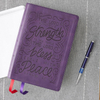 Purple Faux Leather Soft Pu Cover Emboss Customization Size Supplier Holy Bible Printing Wholesale Nkjv Bible Large Print Factory 