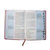 Manufacturer New Design High Quality Hot Stamping Custom PU Leather English Spanish Bible Journal