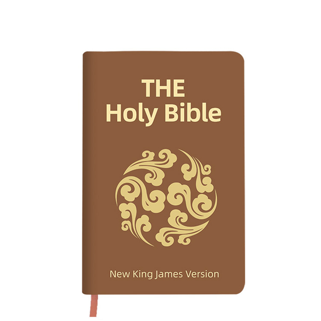 Hot-selling Custom Made Spanish Bible Book with White Wave Stripes