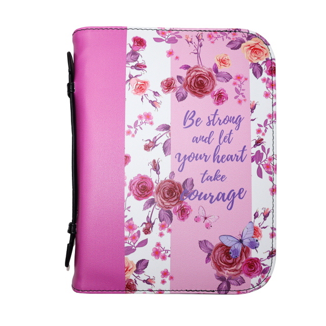 Soft Cover Faux Leather Carrying Book Case Church Bag Protector Holy Bible Case with Zipper Factory