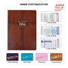 Customized Embossing Cover Holy Bible Cover New American Catholic Bible Large Print