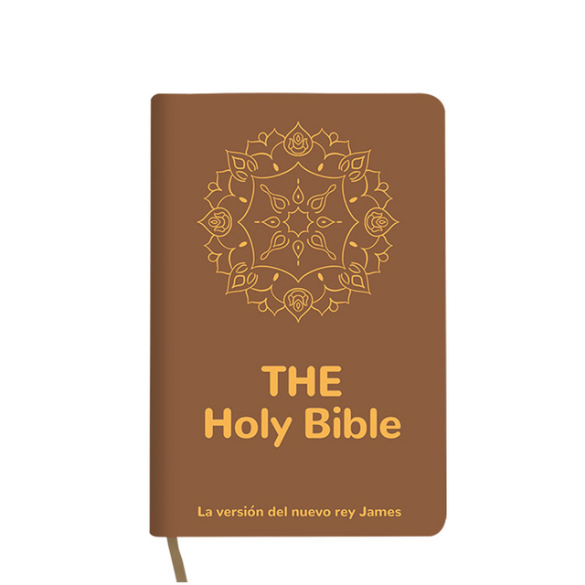Customized Hot Stamping Soft Leather PU Cove Rnasb Large Print Thinline Bible Printing