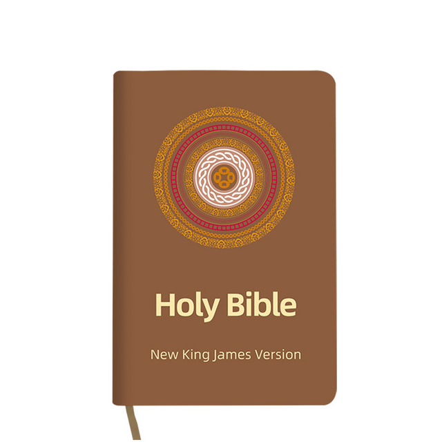 Personalized New Customized Patterns PU Cover Spanish Bible Printing