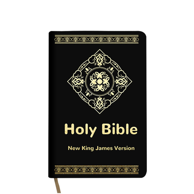 Hot-selling Premium Panda Pocket Custom Made Linen Jesus Spanish Bible Book