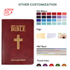 Factory Religious High Quality New Classical Soft PU Leather Bible New King James Version Large Print