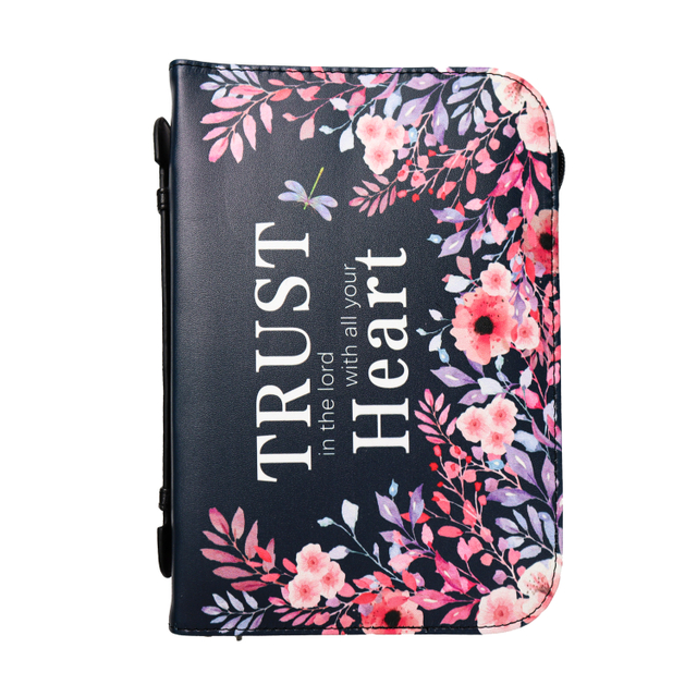 Wholesale Hot Selling Custom Fabric Bibles Book Bags Portable Zipper Holy Bible Covers Case