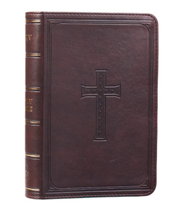 Dark Brown Soft Cover Spine Hot Stamping Customized Spanish Printing Book Factory Bibles Manufacturer Supplier Wholesale 