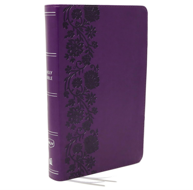 Emboss Design Soft Cover Purple PU Cover Customized KJV Printing Book Factory Supplier Manufacturer English Bibles Sales