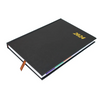 2024 New Design Daily Planner Dated Journal Foil Stamp Black Hardcover Notebook