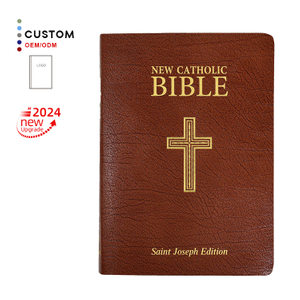 2024 Newest Design Customized High Quality Embossing Bible Study Large Print