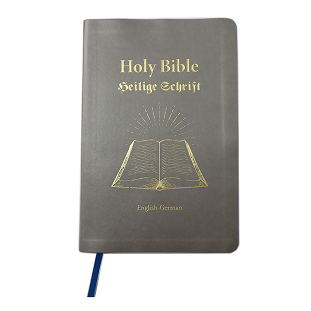 Custom Book Printing Service Hot Stamping Soft Cover Offset Printing English Bible