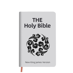 Hot-selling Custom Made Spanish Bible Book with White Wave Stripes