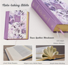 Purple Hardcover Customization Logo Flower Cover Factory Sales Supplier Sales KJV Holy Bibles Manufacturer 