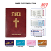 Factory Religious High Quality New Classical Soft PU Leather Bible New King James Version Large Print